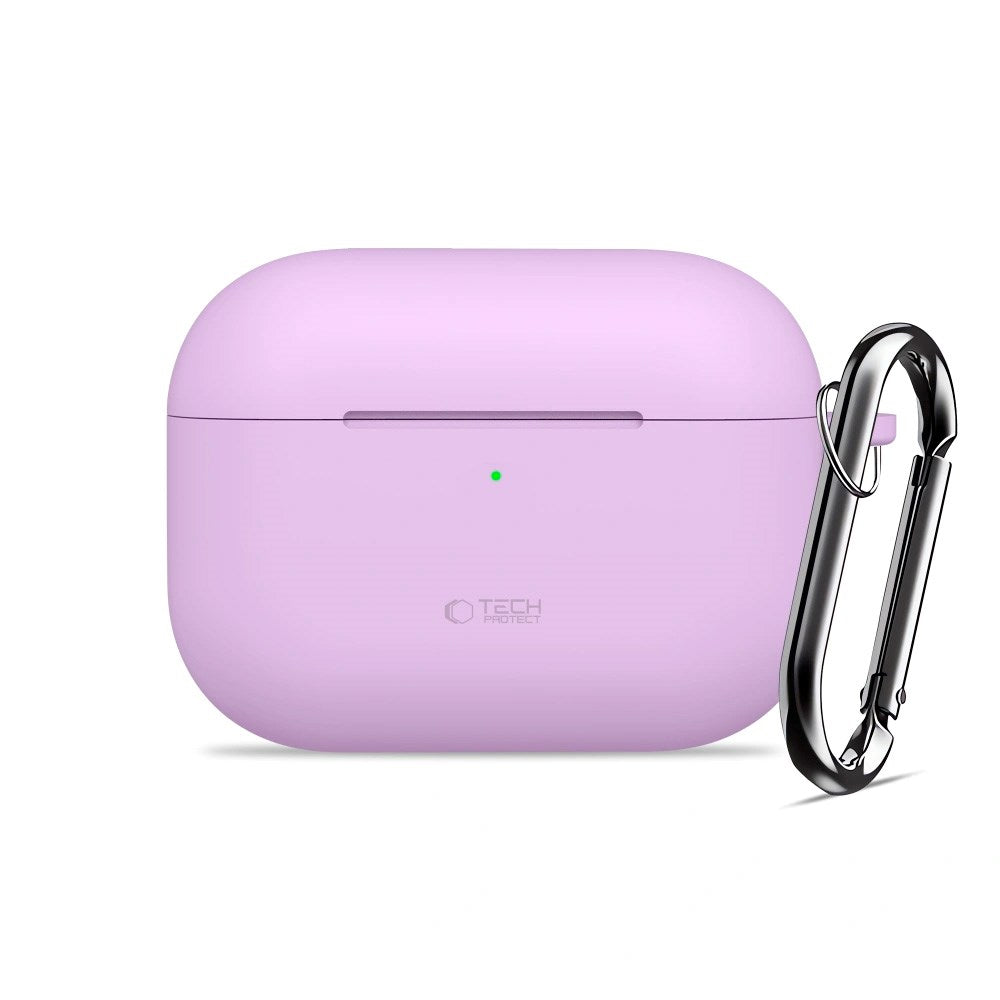 Apple AirPods Pro (3. gen.) Tech-Protect Silicone Hook Deksel - Lilla