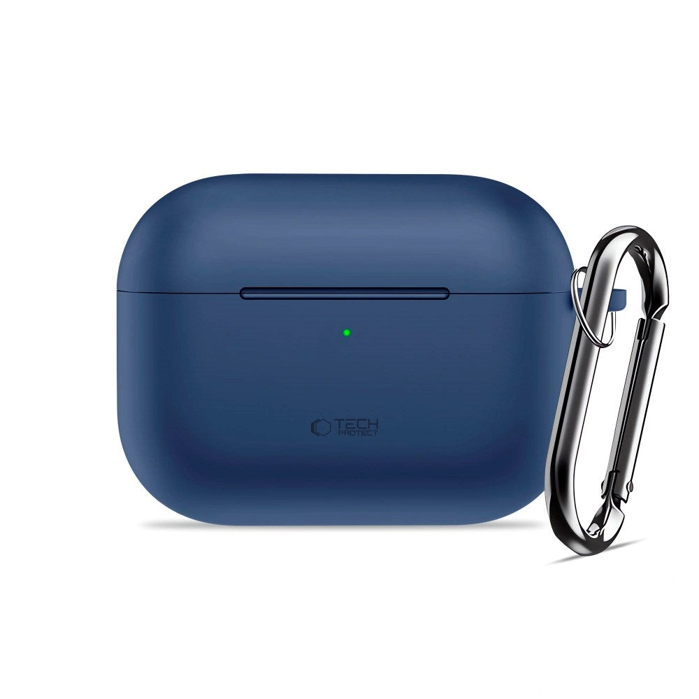 Apple AirPods Pro (3. gen.) Tech-Protect Silicone Hook Deksel - Mørkblå
