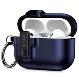 Apple AirPods Pro (3. gen.) Tech-Protect Slim Hook Deksel - Mørkblå