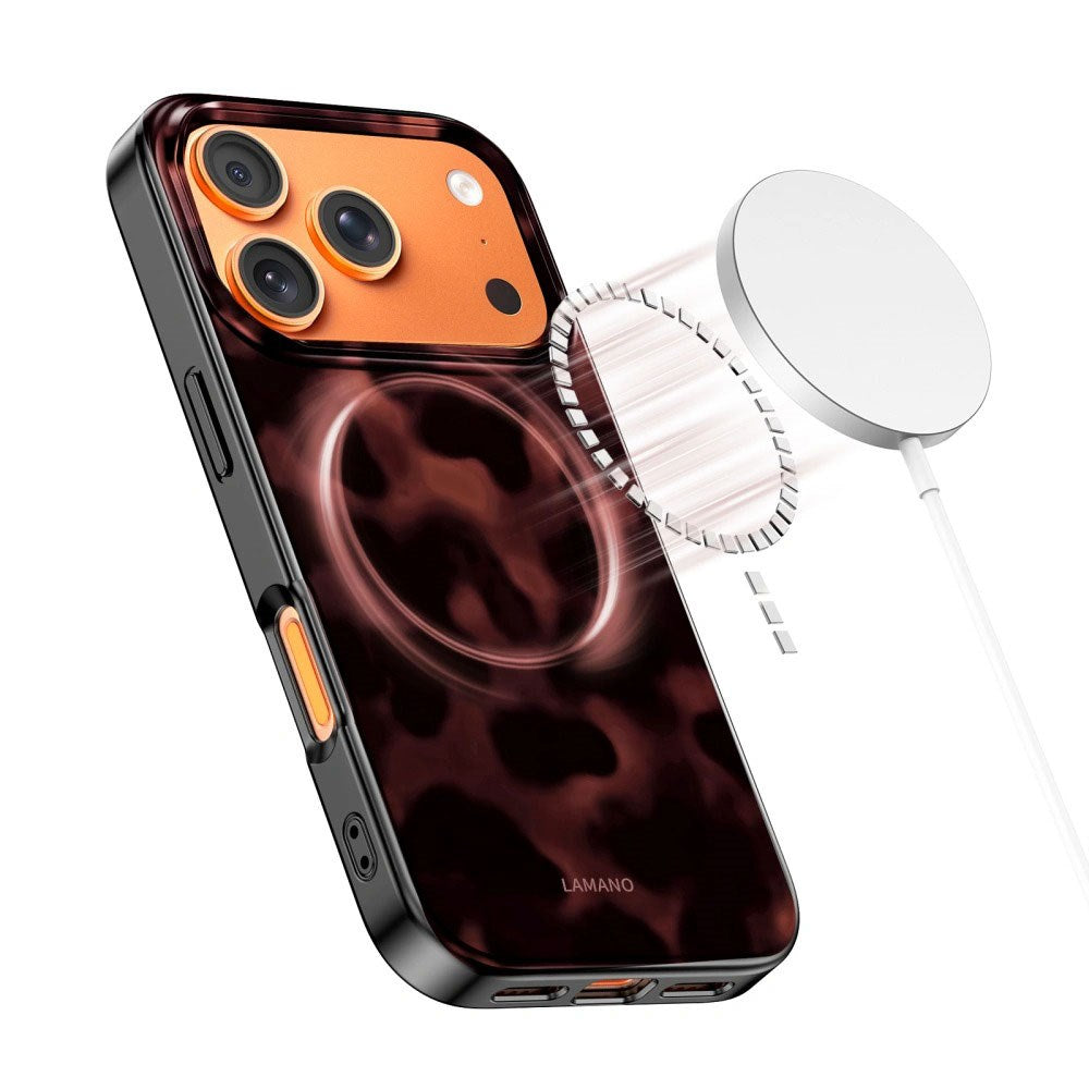 iPhone 17 Pro Tech-Protect Lamano Deksel - MagSafe Kompatibel - Panther