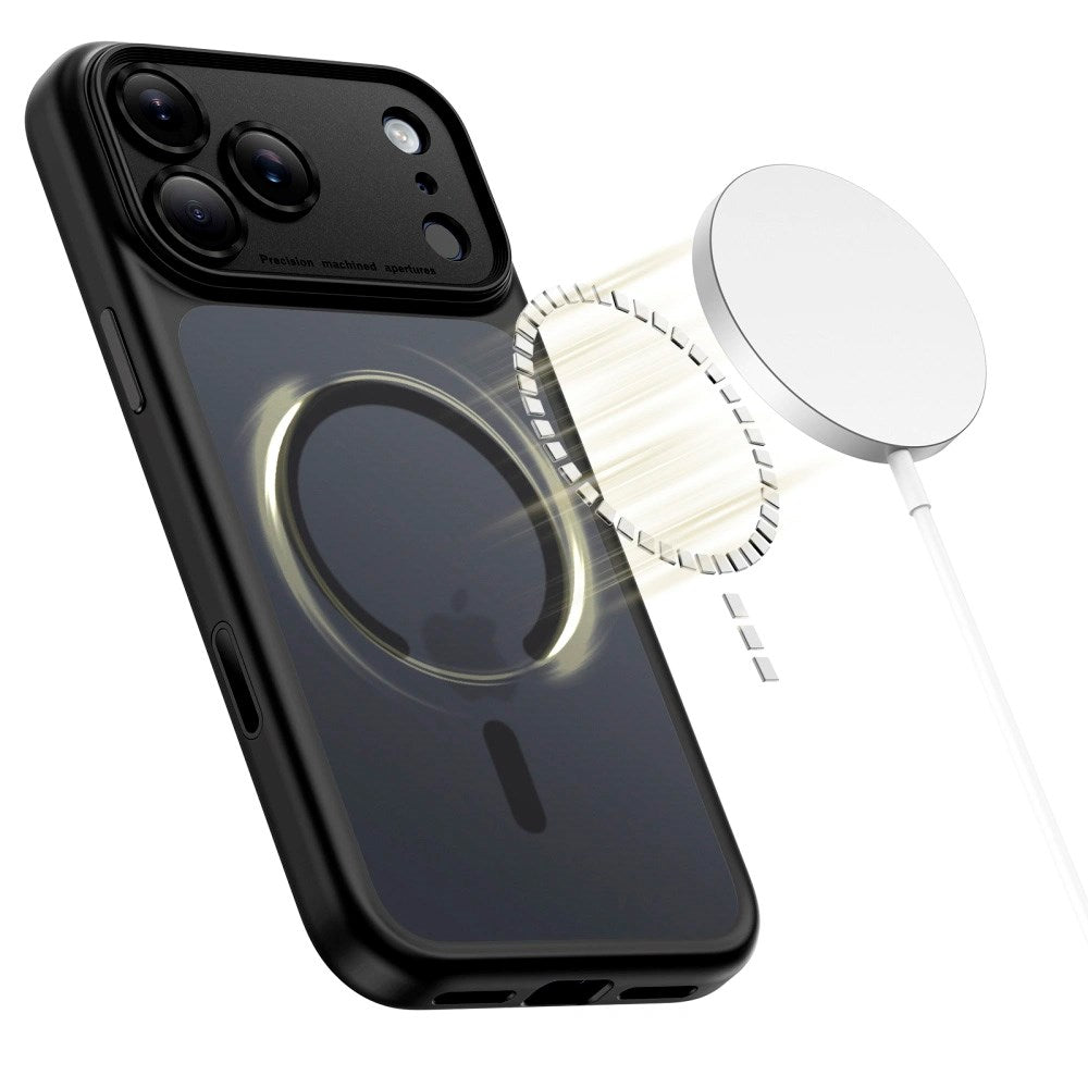 iPhone 17 Pro Max Tech-Protect Magpeak Deksel - MagSafe Kompatibel - Matte Black