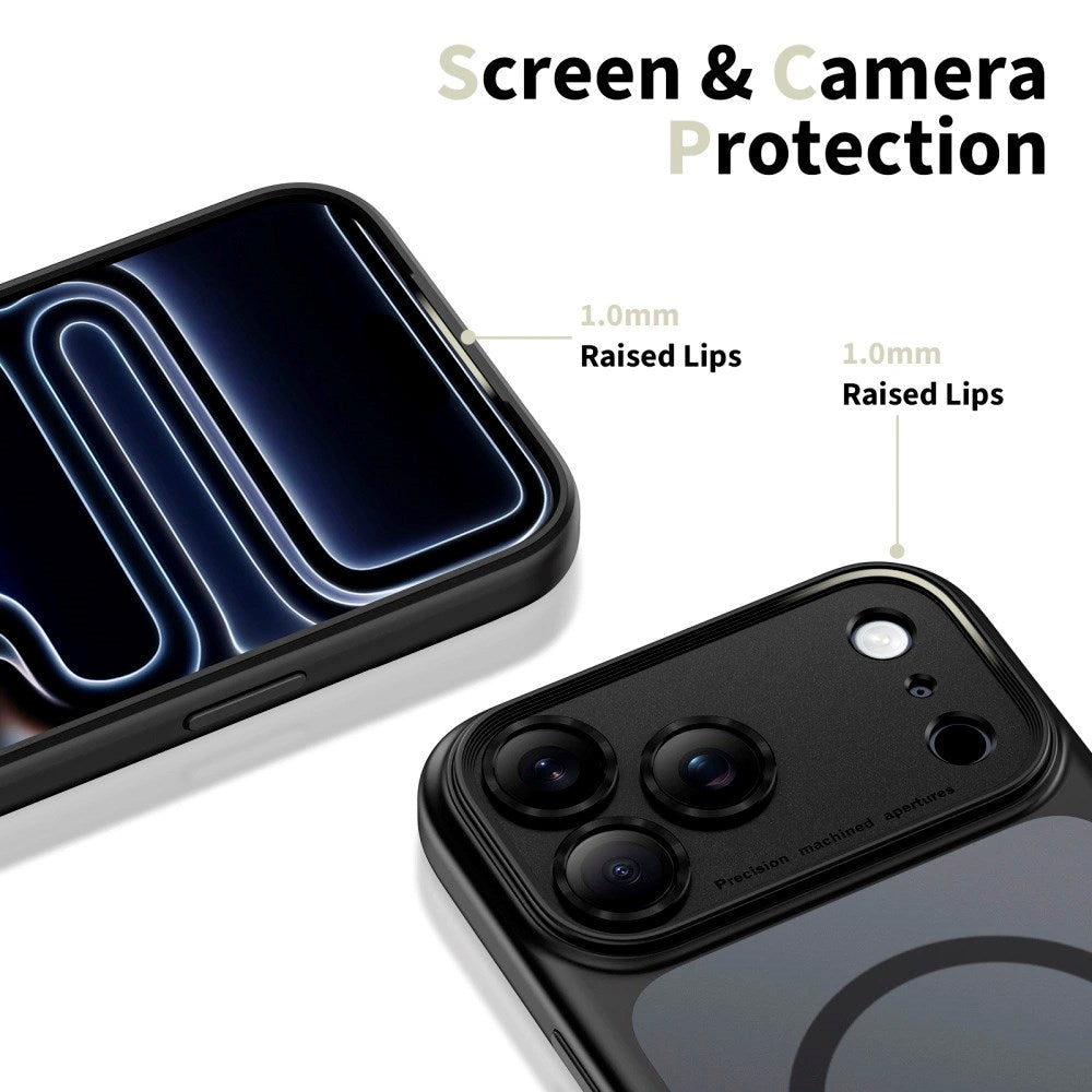 iPhone 17 Pro Max Tech-Protect Magpeak Deksel - MagSafe Kompatibel - Matte Black