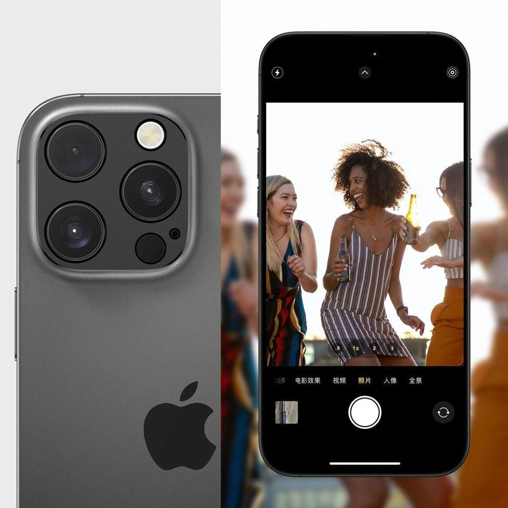 iPhone 17 Tech-Protect CamAlloy Fit+ Kameralinsebeskyttelsesdeksel - Grønn