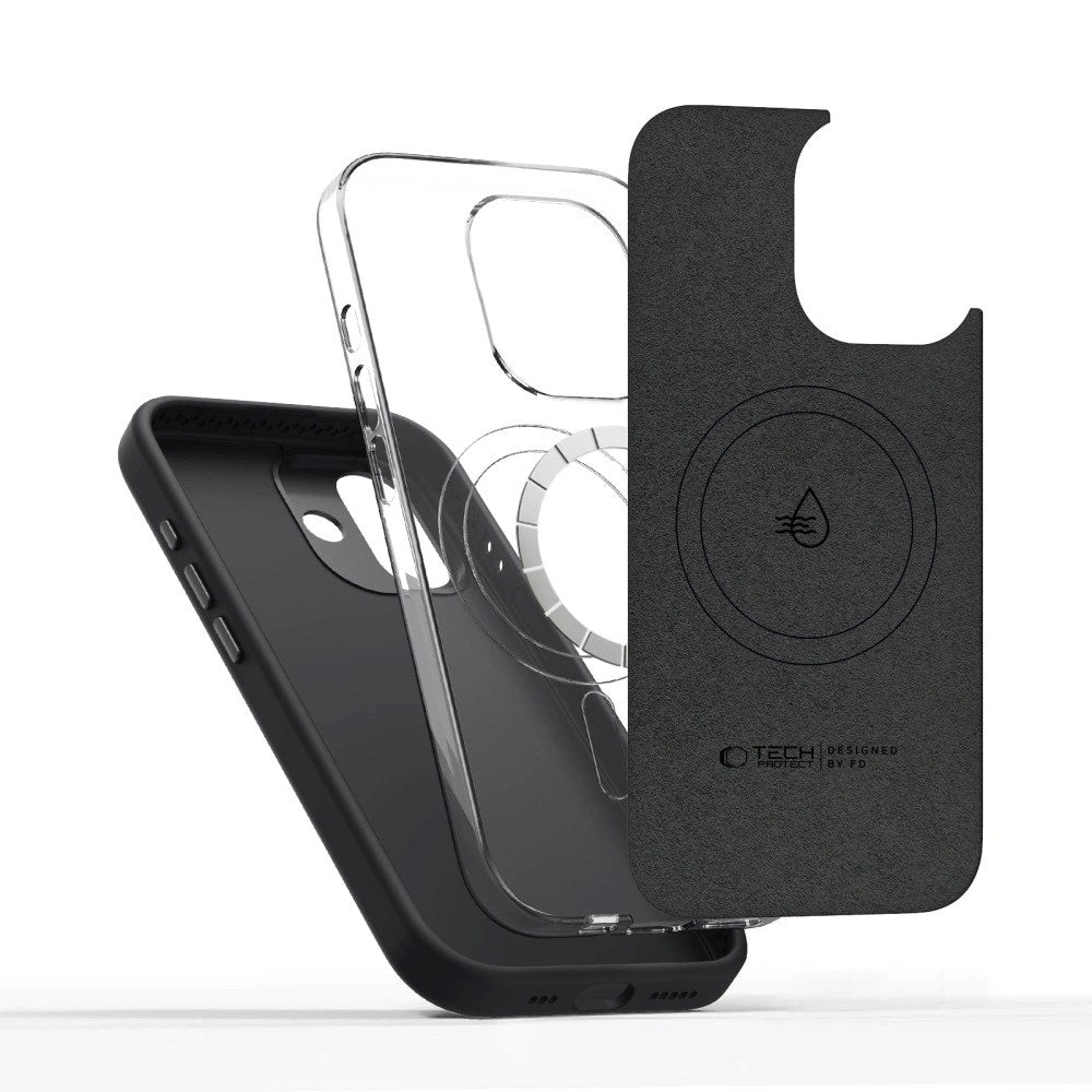 iPhone 17 Tech-Protect Uniq Hybrid Deksel - MagSafe Kompatibel - Svart