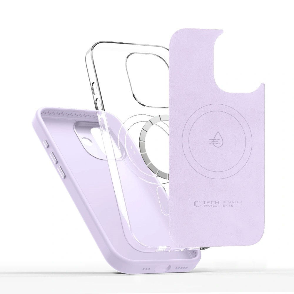 iPhone 17 Tech-Protect Uniq Hybrid Deksel - MagSafe Kompatibel - Lilla