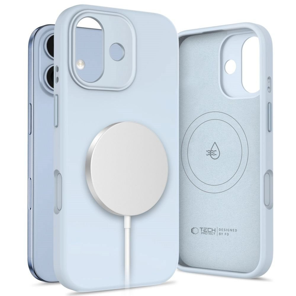 iPhone 17 Tech-Protect Uniq Hybrid Deksel - MagSafe Kompatibel - Blå
