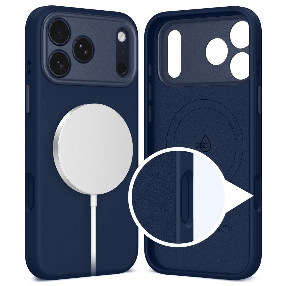 iPhone 17 Pro Tech-Protect Uniq Hybrid Deksel - MagSafe Kompatibel - Blå
