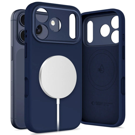 iPhone 17 Pro Tech-Protect Uniq Hybrid Deksel - MagSafe Kompatibel - Blå