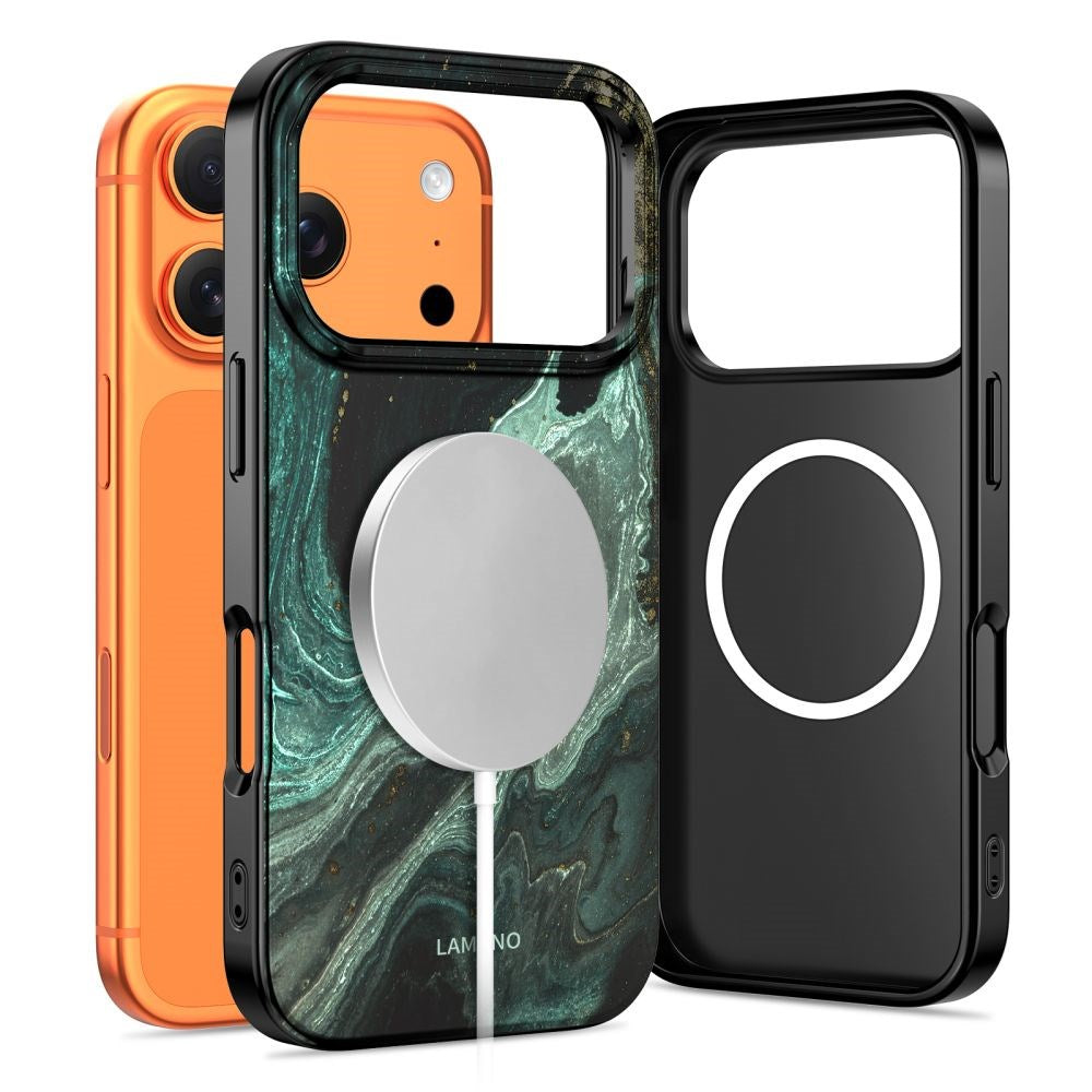 iPhone 17 Pro Max Tech-Protect Lamano Deksel - MagSafe Kompatibel - Verde Aura