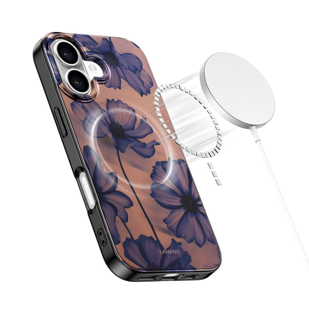 iPhone 17 Tech-Protect Lamano Deksel - MagSafe Kompatibel - Velvet Night