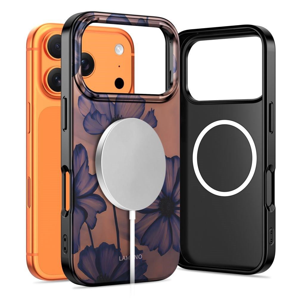 iPhone 17 Pro Max Tech-Protect Lamano Deksel - MagSafe Kompatibel - Velvet Night