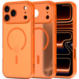 iPhone 17 Pro Max Tech-Protect BasicMag Hybrid Deksel - MagSafe Kompatibel - Matt Oransje
