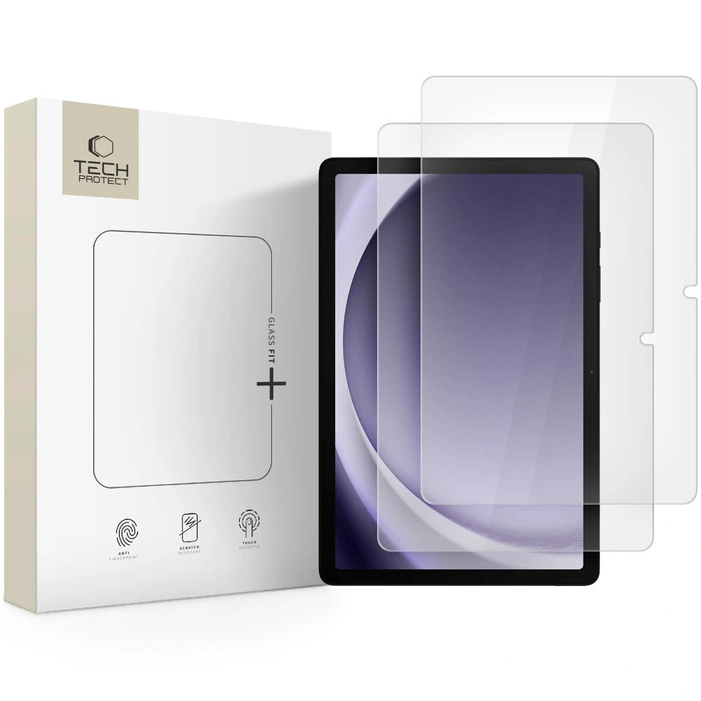 Samsung Galaxy Tab A9+ (Plus) Tech-Protect Herdet Skjermbeskyttelsesglass - 2 stk - Gjennomsiktig