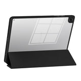 Samsung Galaxy Tab A11 / A9 Tech-Protect SC Pen Hybrid Flip Deksel m. Stylus Holder - Svart / Gjennomsiktig