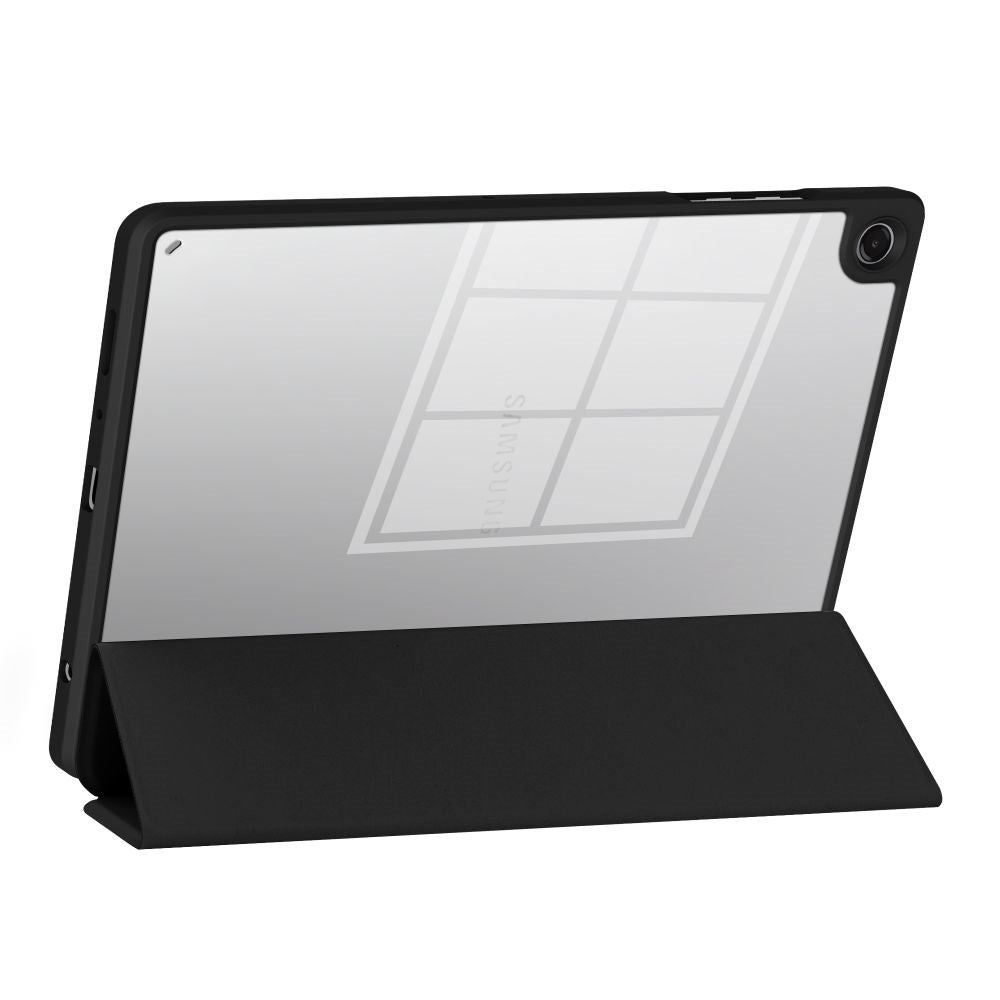 Samsung Galaxy Tab A11+ (Plus) / A9+ (Plus) Tech-Protect SC Pen Hybrid Flip Deksel m. Stylus Holder - Svart / Gjennomsiktig