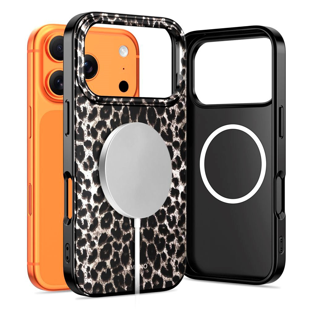 iPhone 17 Pro Max Tech-Protect Lamano Deksel - MagSafe Kompatibel - Leopard
