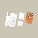 iPhone 17 Pro Max Tech-Protect Cam Fit+ Kameralinsebeskyttelsesglass - Oransje