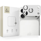 iPhone 17 Pro Max Tech-Protect Cam Fit+ Kameralinsebeskyttelsesglass - Sølv
