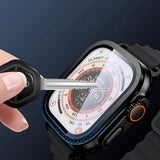 Apple Watch Ultra 3 / 2 / 1 (49 mm) Tech-Protect Beskyttelsesglass – 2 stk. - Titangrå