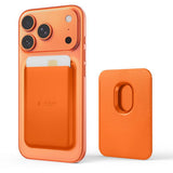 Tech-Protect MagWallet Magnetisk Kortholder - MagSafe Kompatibel - Oransje