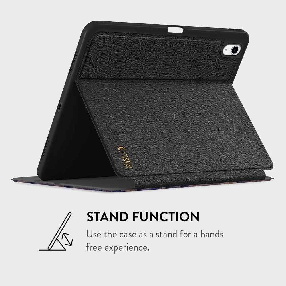 iPad 10.9" (2024 / 2022) / 11" (2025) Tech-Protect Lamano Flip Deksel - Velvet Night