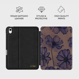 iPad 10.9" (2024 / 2022) / 11" (2025) Tech-Protect Lamano Flip Deksel - Velvet Night
