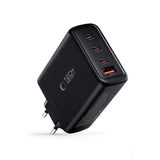 Tech-Protect 120W GaN Vegglader m. 1 x USB-A & 3 x USB-C – Svart