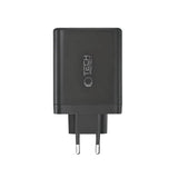 Tech-Protect 140W GaN Vegglader m. 1 x USB-A & 3 x USB-C – Svart