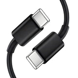 Tech-Protect 45W GaN Vegglader m. 1 x USB-A / 1 x USB-C / 1 x USB-C til USB-C Kabel – Svart