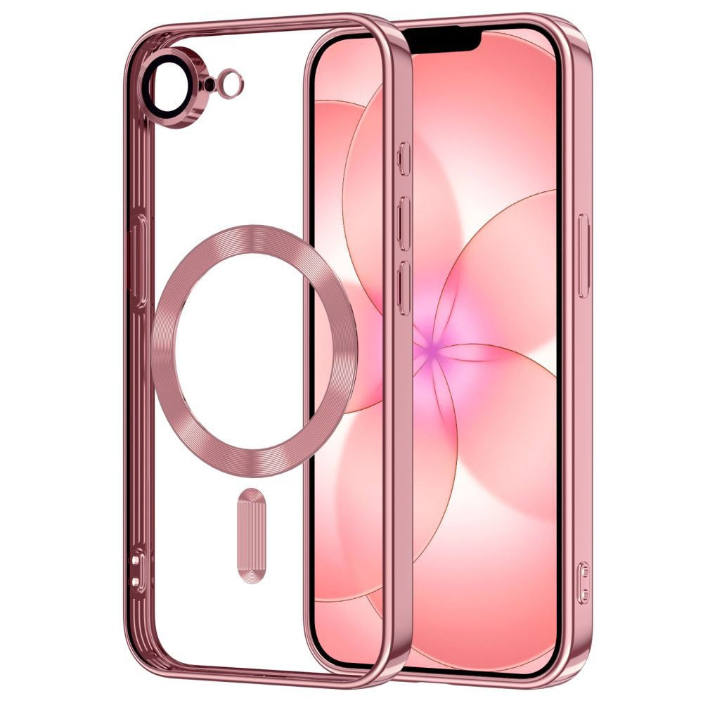 iPhone 17e / 16e Tech-Protect MagFlex Deksel - MagSafe Kompatibel - Gjennomsiktig / Rose Gold