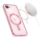 iPhone 17e / 16e Tech-Protect MagFlex Deksel - MagSafe Kompatibel - Gjennomsiktig / Rose Gold