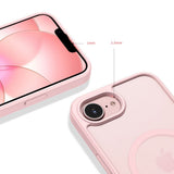 iPhone 17e / 16e Tech-Protect BasicMag Hybrid Deksel - MagSafe Kompatibel - Matt Rosa
