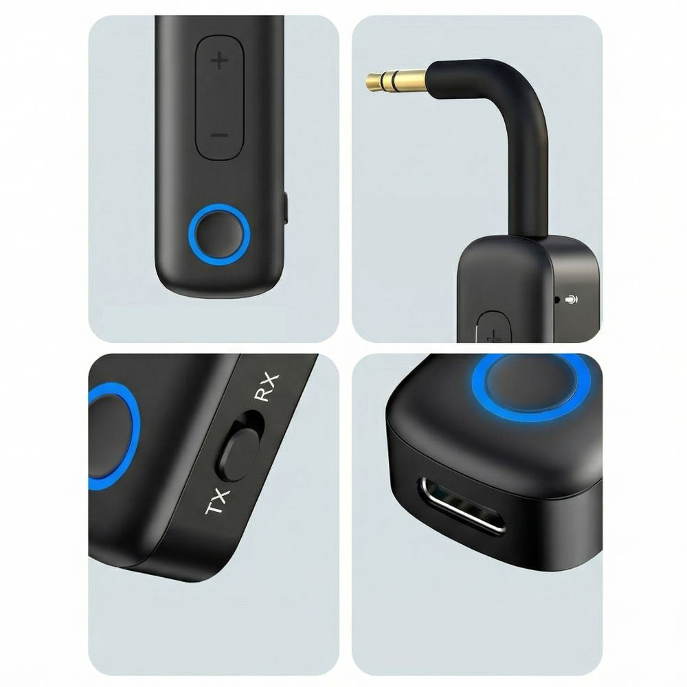 Tech-Protect Ultraboost Bluetooth AUX Lydadapter - Svart