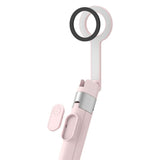 Tech-Protect L10S Bluetooth Tripod Selfie Stick – MagSafe Kompatibel – Rosa / Sølv