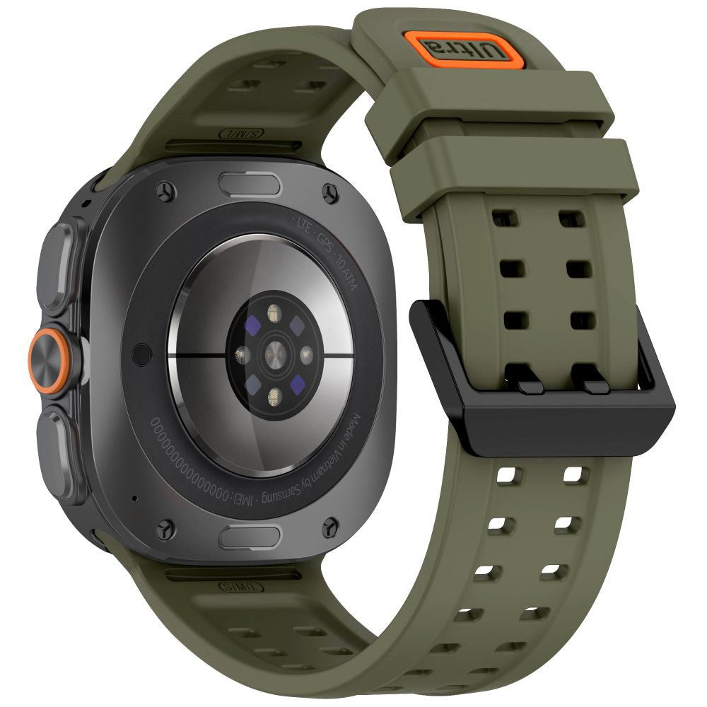 Samsung Galaxy Watch Ultra 2 / Ultra (47mm) Tech-Protect Silicone Air Klokkereim - Grønn