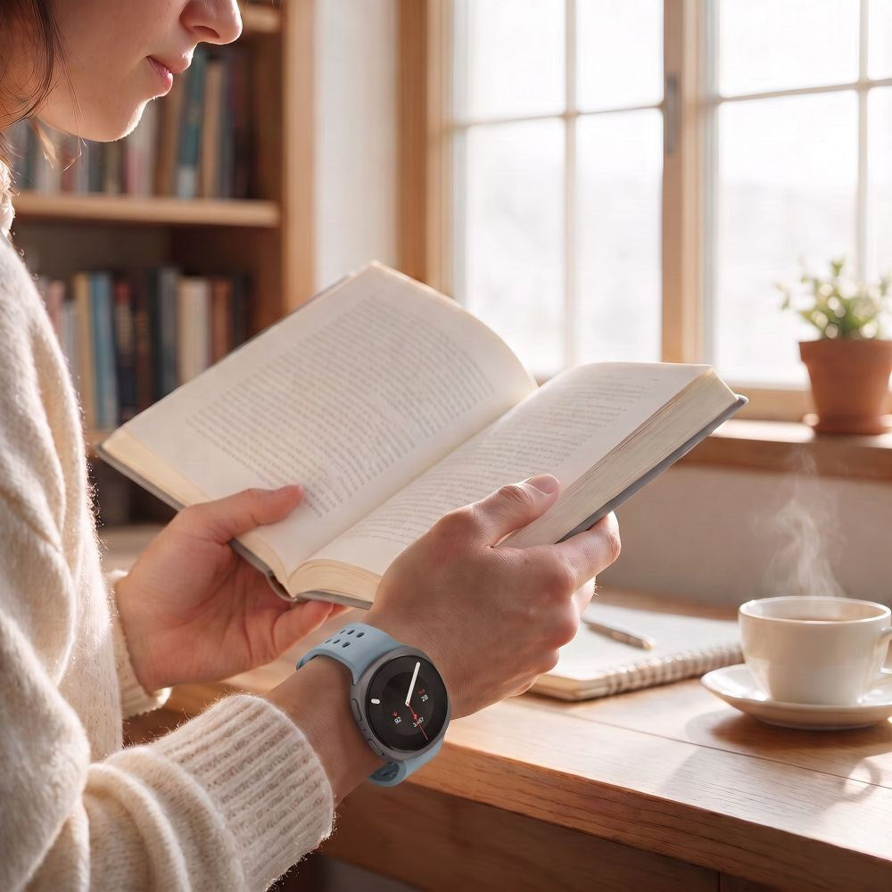 Samsung Galaxy Watch 8 / 9 / Classic (40 / 44 / 46mm) Tech-Protect Silicone Air Klokkereim - Grå