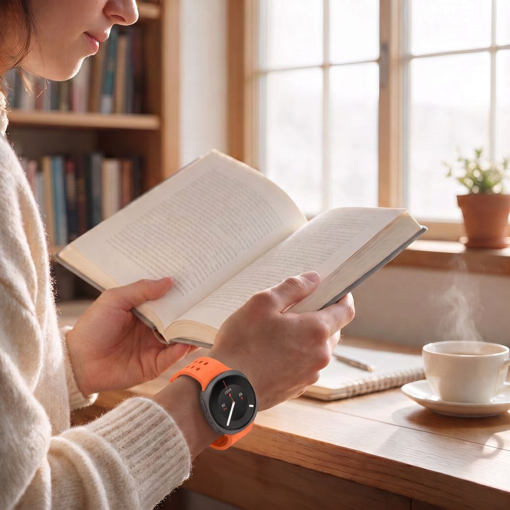 Samsung Galaxy Watch 8 / 9 / Classic (40 / 44 / 46mm) Tech-Protect Silicone Air Klokkereim - Oransje