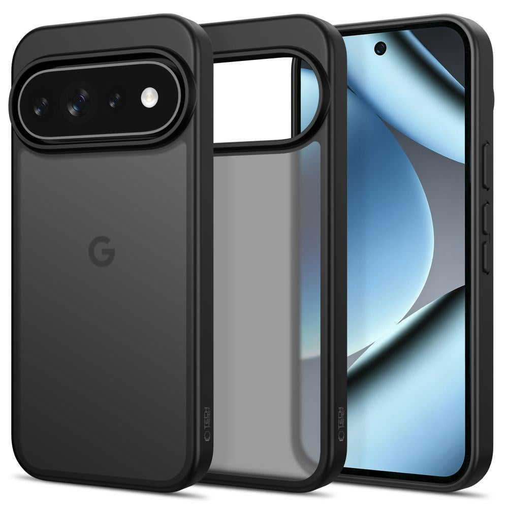 Google Pixel 11 / 11 Pro / 10 / 10 Pro / 9 / 9 Pro Tech-Protect MagMat Deksel - Matt Svart