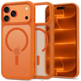iPhone 18 Pro Max / 17 Pro Max Tech-Protect MagMat Deksel - MagSafe Kompatibel - Matt Oransje