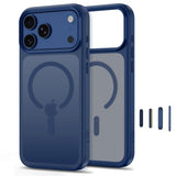 iPhone 18 Pro Max / 17 Pro Max Tech-Protect MagMat Deksel - MagSafe Kompatibel - Matt Mørkeblå