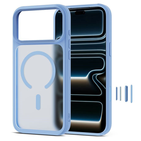 iPhone 18 Pro Max / 17 Pro Max Tech-Protect MagMat Deksel - MagSafe Kompatibel - Matt Lyseblå