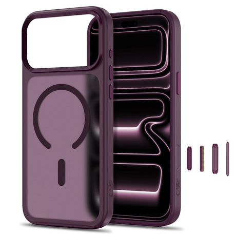 iPhone 18 Pro Max / 17 Pro Max Tech-Protect MagMat Deksel - MagSafe Kompatibel - Matt Rød