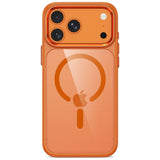 iPhone 18 Pro Max / 17 Pro Max Tech-Protect MagMat Deksel - MagSafe Kompatibel - Gjennomsiktig / Oransje
