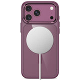 iPhone 18 Pro / 17 Pro Tech-Protect MagMat Deksel - MagSafe Kompatibel - Gjennomsiktig / Rød