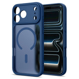 iPhone 17 Pro / 18 Pro Tech-Protect BasicMag Hybrid Deksel - MagSafe Kompatibel - Matt Mørkeblå