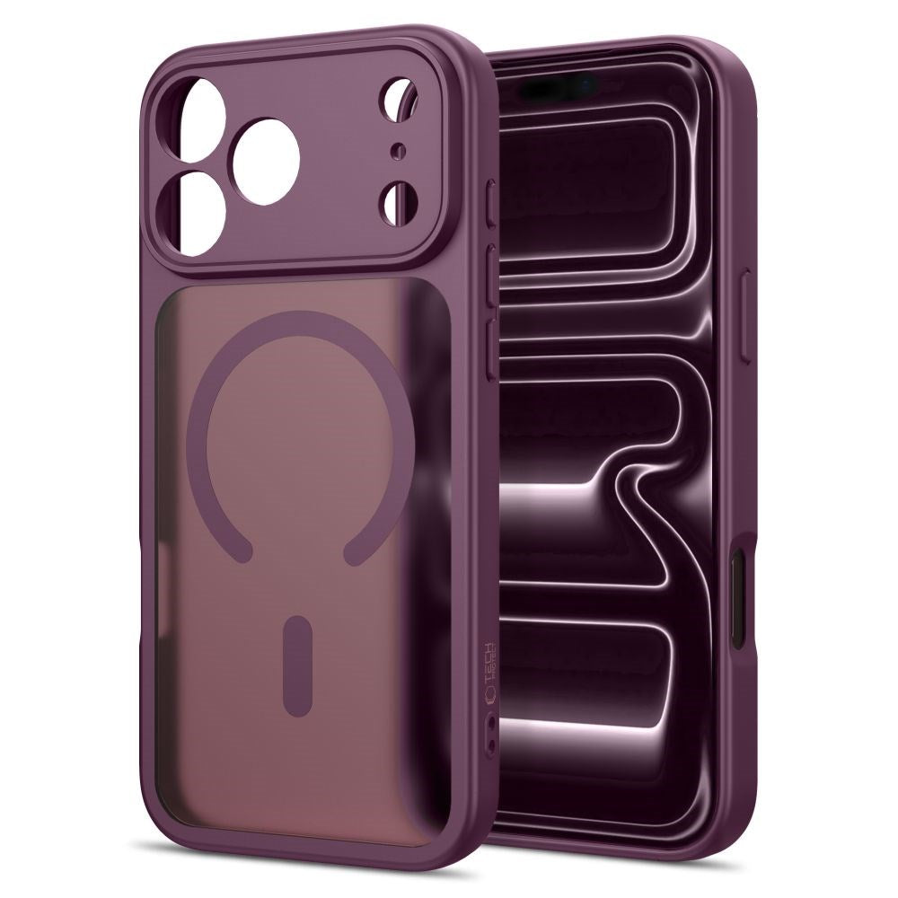 iPhone 17 Pro / 18 Pro Tech-Protect BasicMag Hybrid Deksel - MagSafe Kompatibel - Matt Rød