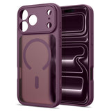 iPhone 17 Pro Max / 18 Pro Max Tech-Protect BasicMag Hybrid Deksel - MagSafe Kompatibel - Matt Rød