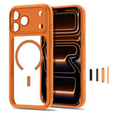 iPhone 18 Pro Max / 17 Pro Max Tech-Protect MagPeak Deksel - MagSafe Kompatibel - Oransje / Gjennomsiktig