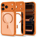 iPhone 18 Pro / 17 Pro Tech-Protect MagPeak Deksel - MagSafe Kompatibel - Oransje / Gjennomsiktig
