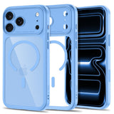 iPhone 18 Pro Max / 17 Pro Max Tech-Protect MagPeak Deksel - MagSafe Kompatibel - Lyseblå / Gjennomsiktig